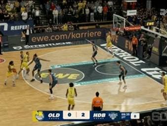 Spiel Highlights zu EWE Baskets Oldenburg - MLP Academics Heidelberg