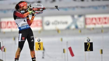 IBU Biathlon World Championships - Men's and Women's Pursuit Laura Dahlmeier