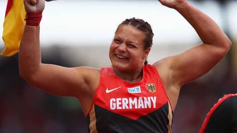 Nicole Schwanitz sorgt für den ersten deutschen Sieg beim ISTAF