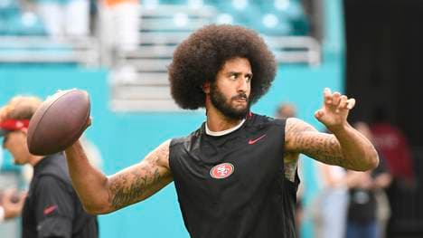 Colin Kaepernick spielte zuletzt für die San Francisco 49ers