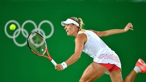 Angelique Kerber  gewann in Rio 2016 die Silbermedaille