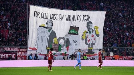 Bayern-Fans kritisieren die Partnerschaft mit Katar Airways