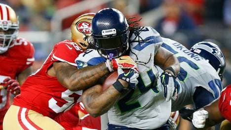 Marshawn Lynch hatte entscheidenden Anteil am Sieg der Seattle Seahawks