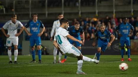 Marco Asensio traf zur Führung für Real Madrid 