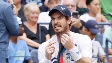 Andy Murray schied bei den US Open gegen Stefanos Tsitsipas aus