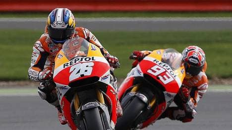 Dani Pedrosa tut sich schwer, seinen Teamkollegen hinter sich zu lassen