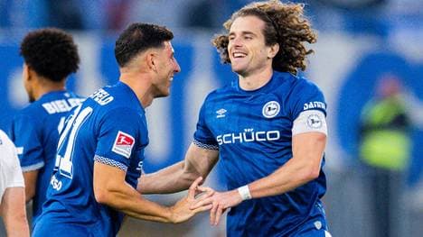 Mael Corboz traf beim Sieg gegen Magdeburg