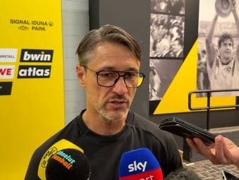 Nach dem Testspiel-Remis gegen die AS Rom blicken Niko Kovač und Julian Ryerson auf das anstehende Duell mit dem FC Bayern München um den Franz-Beckenbauer-Supercup.
