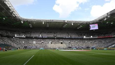 Gladbach arbeitete während der Geisterspiele mit Pappfans