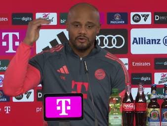Vincent Kompany berichtet auf der Pressekonferenz vor dem Bundesliga-Spiel beim Hamburger SV vom Fitnesszustand von Comebacker Jamal Musiala - und wundert sich über ein Detail. 