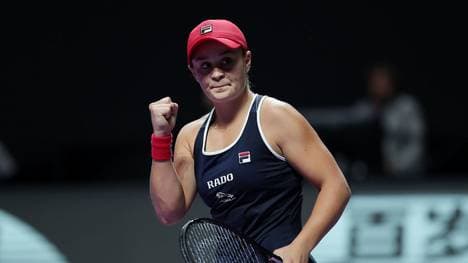 Ashleigh Barty gewann ihr erstes Gruppenspiel gegen Belinda Bencic