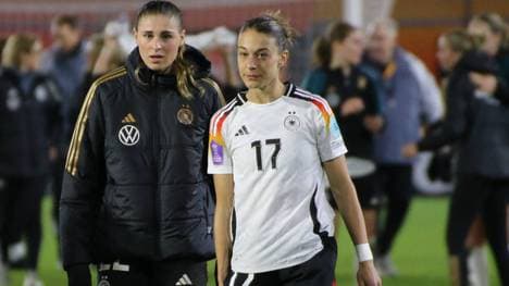 Jule Brand (l.) ist eine der DFB-Spielerinnen, die den kritschen Post von Felicitas Rauch (r.) mit einem Like versehen haben