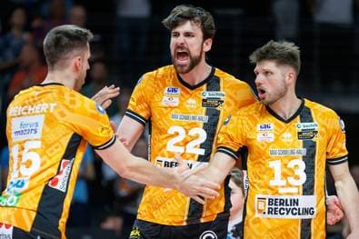 Volleys mit Meister-Matchball