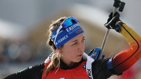 Franziska Preuß nimmr nochmal Maß