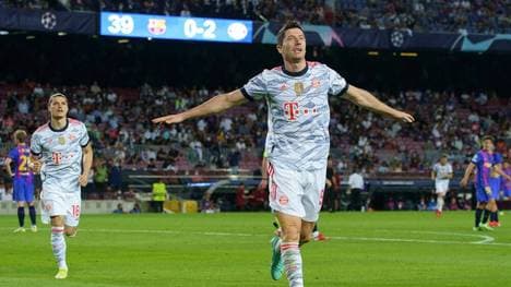 Robert Lewandowski und die Bayern sorgen für einen deutschen Sieg in der Champions League
