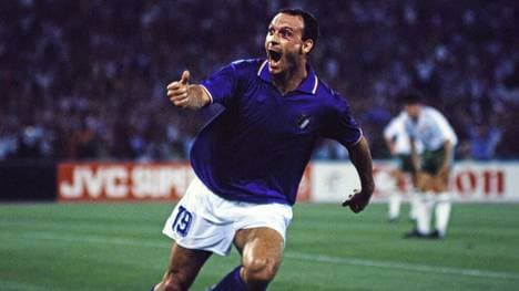 Salvatore Schillaci erzielte bei der WM 1990 sechs Tore