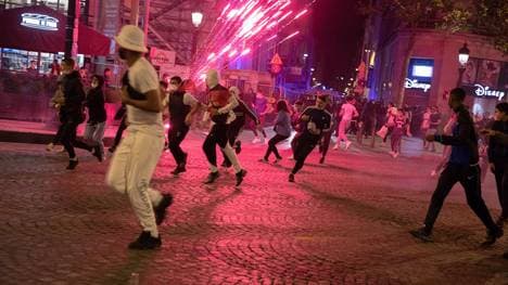 Ausschreitungen in Paris nach dem Finale der Champions League