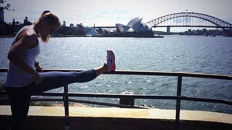 So lässt es sich leben, findet anscheinend auch Tennis-Pro Sabine Lisicki.