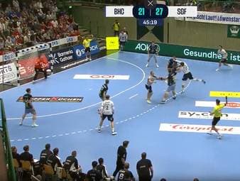 TBV Lemgo Lippe - HSG Wetzlar aus der Handball-Bundesliga im Video.