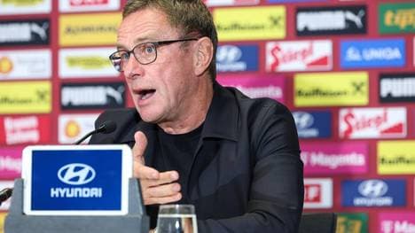 Ralf Rangnick ist seit Juni 2022 Trainer der österreichischen Nationalmannschaft