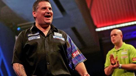 Gary Anderson setzte sich auch im WM-Halbfinale 2016 gegen Michael van Gerwen durch