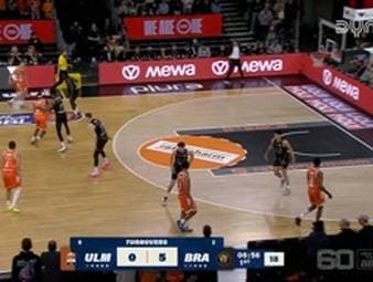 Spiel Highlights zu ratiopharm ulm - Basketball Löwen Braunschweig