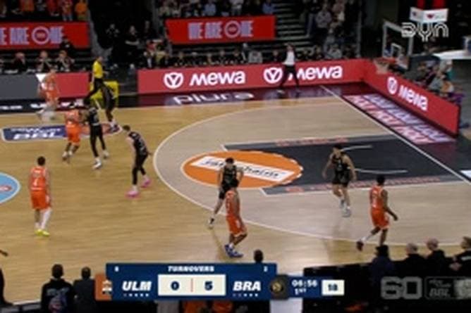 Spiel Highlights zu ratiopharm ulm - Basketball Löwen Braunschweig