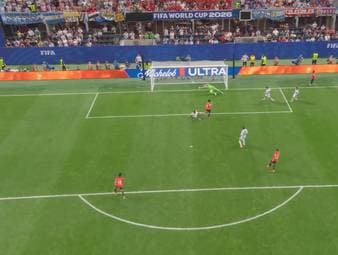 Ägyptens Mostafa Ziko sorgt mit seinem 2:0 für grenzenlosen Jubel. Jedoch sollte die Freude nur kurz währen.