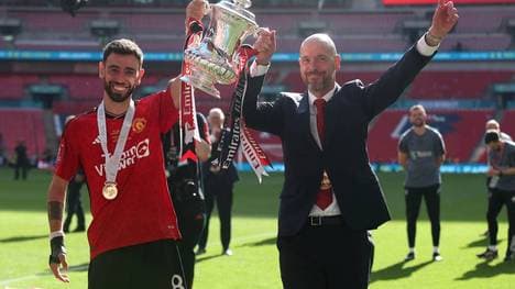 Erik ten Hag führte United zum Gewinn des FA Cups