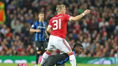 Bastian Schweinsteiger im Spiel gegen den FC Brügge