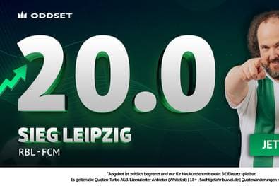 Leipzig vs Magdeburg : Quoten-Boost 20 mit Oddset!