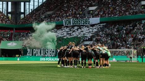 Die mitgereisten Werder-Fans sorgten für Stimmung