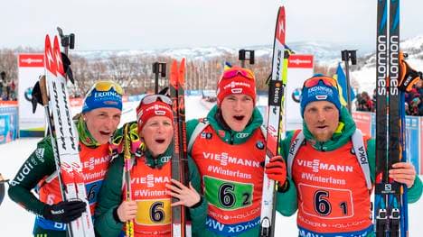 Biathlon-WM 2019 in Östersund: Mixed-Staffel LIVE im TV, Stream, Ticker