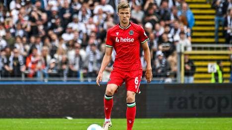 Fabian Kunze noch im Trikot von Hannover