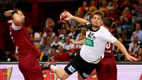 Paul Drux bei der Handball-WM in Katar