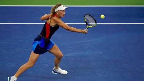 Caroline Wozniacki scheiterte an Lesia Tsurenko
