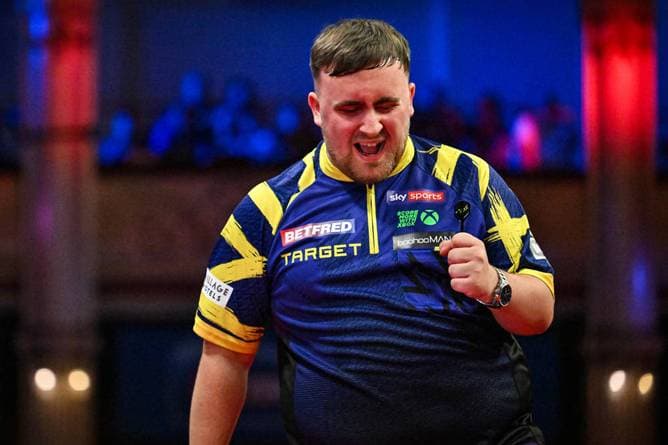 9-Darter rettet Littler bei Weltklasse-Match
