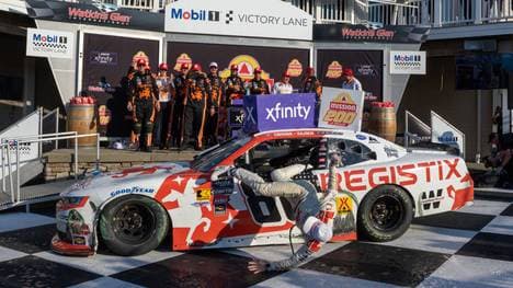 Connor Zilisch hat sich bei diesem Sturz schwer verletzt