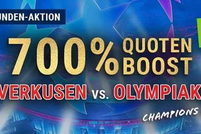 Bet-at-home Quotenboost: 700% Extra für Leverkusen vs Olympiakos am 24.02.26 