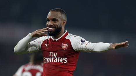 Alexandre Lacazette erzielte gegen West Brom seine Saisontore drei und für für den FC Arsenal