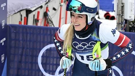 Lindsey Vonn startet in der Abfahrt
