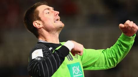 Carsten Lichtlein jubelt bei der Handball-WM