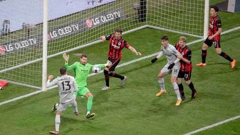 Leverkusen verlor im Hinspiel gegen Frankfurt mit 1:2