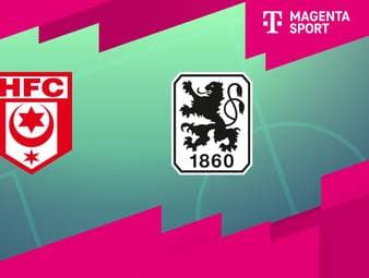 Hallescher FC - TSV 1860 München: Tore und Highlights | 3. Liga