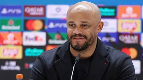 Bayern-Trainer Vincent Kompany am Montag in Madrid