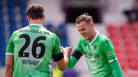 Hannover 96 hat sich in die obere Tabellenhälfte geschoben