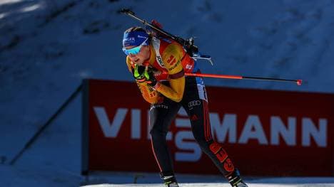 Franziska Preuß ist in diesem Winter Deutschlands beste Biathletin
