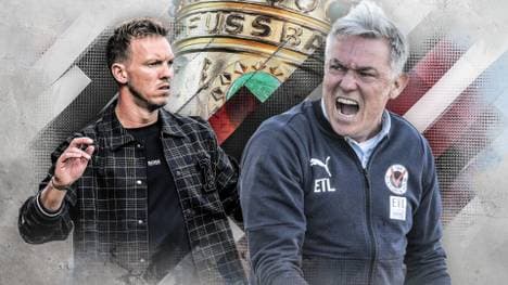Olaf Jansen (r.) ist Trainer von Viktoria Köln