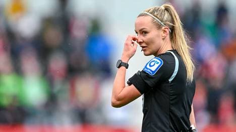 Fabienne Michel pfeift das Pokalfinale der Frauen