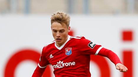 Finn Porath war vom HSV an die SpVgg Unterhaching ausgeliehen